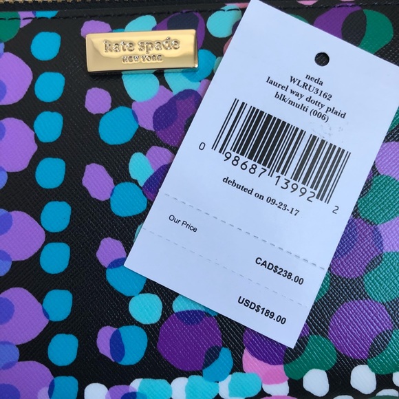 Kate Spade multicolor “Neda” zip wallet - Picture 6 of 6